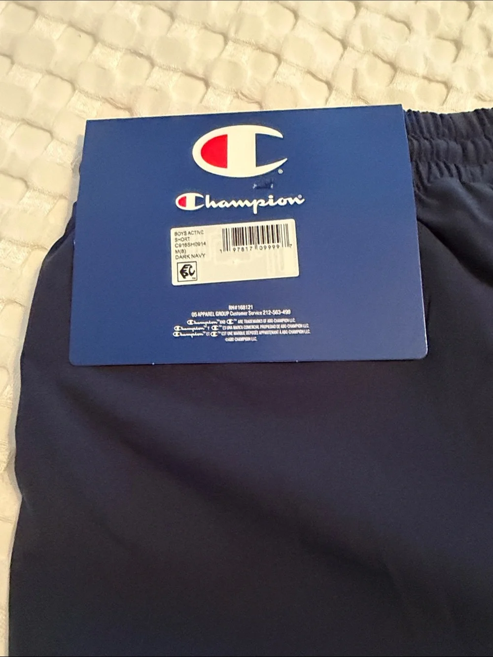 GAP Champion Boys Navy Shorts with Light Blue and Cream Graphic Tees